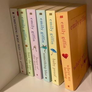 6 Emily Giffin books